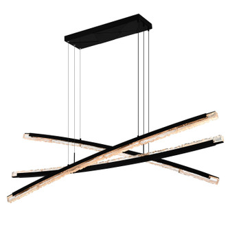 Saber LED Chandelier in Black (401|1710P70-3-101)