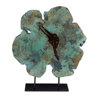 Bahati Wood Sculpture in Blue-green (52|17125)