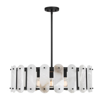 Antolini Five Light Pendant in Black Cashmere (51|7-2911-5-50)