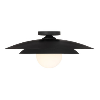 Sherrer One Light Semi-Flush Mount in Matte Black (51|6-5564-1-89)