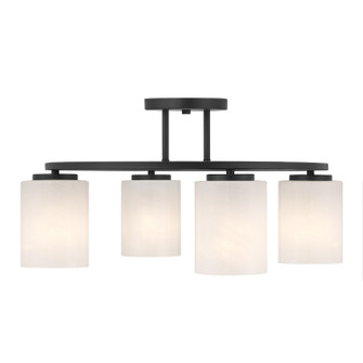 Herron Four Light Semi-Flush Mount in Matte Black (51|6-4693-4-89)