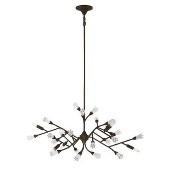 Malinda Six Light Chandelier in Bark (51|1-2168-6-105)