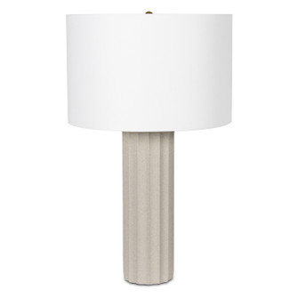Tambour One Light Table Lamp in Grey (400|13-1667)