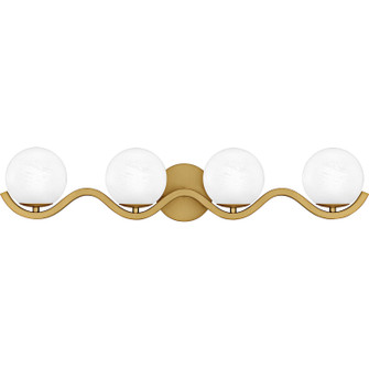 Spherical Four Light Bath in Aged Brass (10|SRI8631AB)