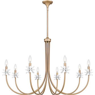 Remy Eight Light Chandelier in Bronze Gold (10|REY5042BGD)
