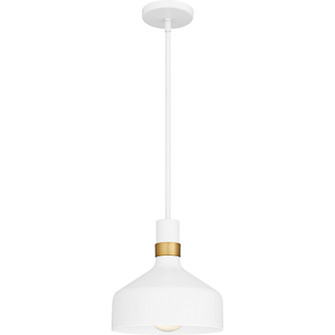 Quoizel Piccolo Pendant One Light Mini Pendant in Matte White (10|QPP6804W)