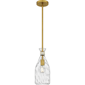 Quoizel Piccolo Pendant One Light Mini Pendant in Brushed Gold (10|QPP6782BRG)