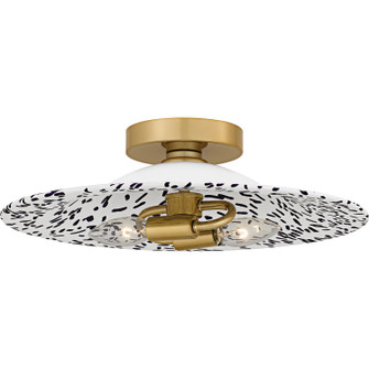 Quoizel Flush Mount Two Light Flush Mount in Light Gold (10|QFL6789LGB)