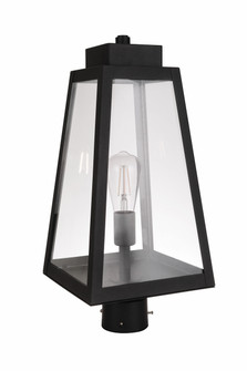 Sorano One Light Outdoor Post Mount in Textured Black (46|ZA6925-TB)