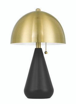 Shelby Two Light Table Lamp in Flat Black/Satin Brass (46|87014FBSB-T)