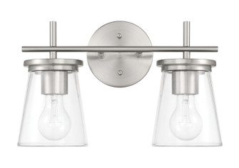 Connell Two Light Vanity in Brushed Polished Nickel (46|60402-BNK) Connell Two Light Vanity in Brushed Polished Nickel (46|60402-BNK)