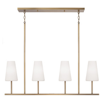 Averitt Four Light Island Pendant in Aged Brass (65|855241AD-550)