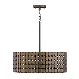 Eliana Four Light Pendant in Dark Brass (65|354141DR)