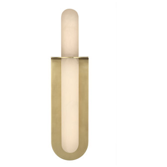Fosse LED Wall Sconce in Antique-Burnished Brass (268|KW 2004AB-ALB) Fosse LED Wall Sconce in Antique-Burnished Brass (268|KW 2004AB-ALB)
