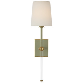 Lucia LED Wall Sconce in Celadon and Crystal (268|JN 2052CEL/CG-L-CL)