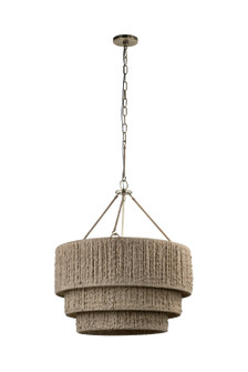 Reza One Light Chandelier in Patina Brass (67|F5924-PBR)