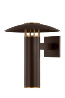 Birk One Light Wall Sconce in Patina Brass/Bronze (67|B7915-PBR/BRZ)