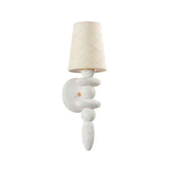 Cullen One Light Wall Sconce in Vintage Gold Leaf/Ceramic Gypsum Clay (67|B5520-VGL/CGL)