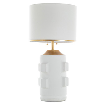 Bridget Table Lamp in Plaster White/Vintage Gold/Feather White Linen (550|SCH-175369)