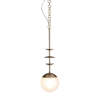 Mod Pendant in Frosted White/Brushed Brass (550|SCH-175151)
