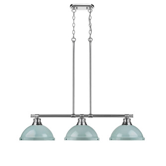 Duncan Three Light Linear Pendant in Chrome (62|3602-3LP CH-SF)