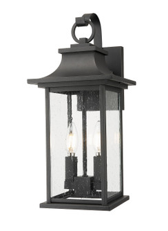 Tiberius Two Light Outdoor Wall Sconce in Black (224|5017M-BK)