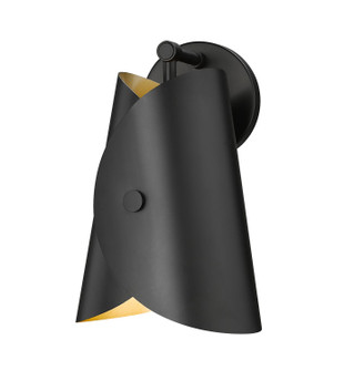 Salone One Light Wall Sconce in Matte Black (224|1951-1S-MB)