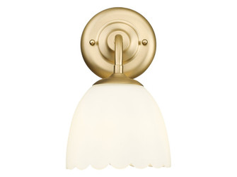 Dorinda One Light Wall Sconce in Brushed Champagne Brass (62|6954-1W BCB-OP)