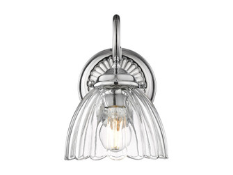 Audra One Light Wall Sconce in Chrome (62|6952-1W CH-CLR)