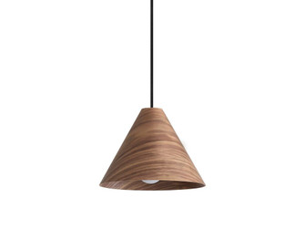 Conique One Light Mini Pendant in Dark Walnut (62|3988-10 DWA)