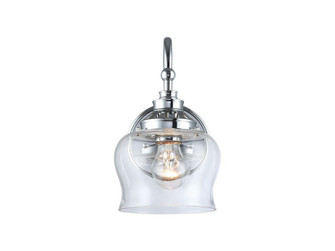 Daphne One Light Wall Sconce in Chrome (62|3610-1W CH-CLR)