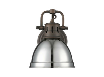 Duncan One Light Vanity in Rubbed Bronze (62|3602-BA1 RBZ-CH)
