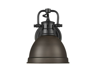 Duncan One Light Vanity in Matte Black (62|3602-BA1 BLK-RBZ)