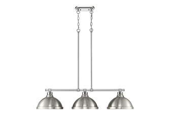 Duncan Three Light Linear Pendant in Chrome (62|3602-3LP CH-PW)
