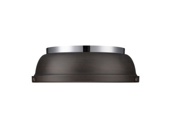 Duncan Two Light Flush Mount in Chrome (62|3602-14 CH-RBZ)