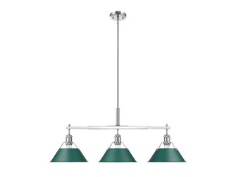 Orwell Three Light Linear Pendant in Chrome (62|3306-LP CH-GN)