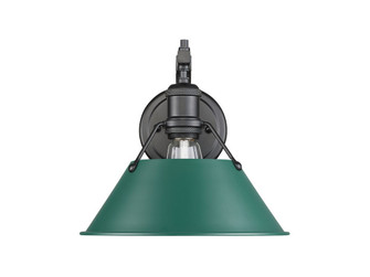 Orwell One Light Wall Sconce in Matte Black (62|3306-1W BLK-GN)