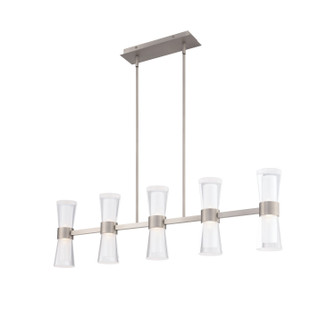 Hourglass LED Pendant in Black (34|PD-91536-27-BK)