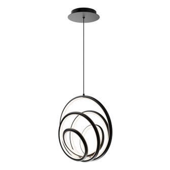 Hoopla LED Pendant in Black (34|PD-81513-30-BK)