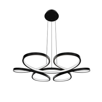 Klover LED Pendant in Black (34|PD-59532-35-BK)