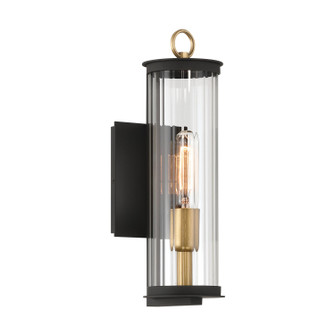 Cara One Light Outdoor Wall Sconce in Dark Matte Black (7|79000-734)