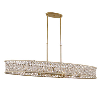 Horsmore Eight Light Island Pendant in Painted Legacy Brass (7|3647-870)