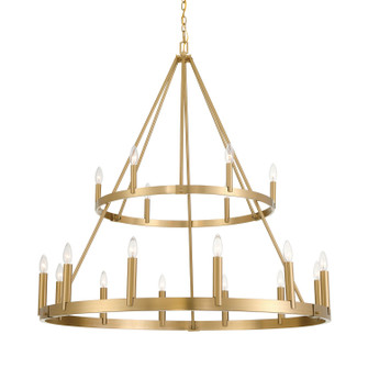 Dutton 18 Light Chandelier in Signature Brass (7|1717-894)