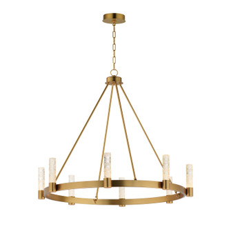 Duchess LED Chandelier in Natural Aged Brass (16|38446IBNAB)