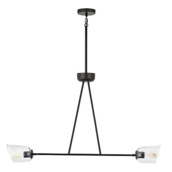 Keppe Two Light Linear Pendant in Dark Bronze (16|26262SSDBZ)