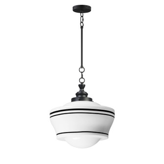 Eureka One Light Pendant in Black (16|21533WTBK)