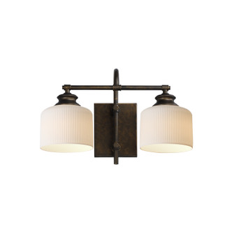 Bisque Two Light Wall Sconce in Oil Rubbed Bronze (16|21492WTOI)