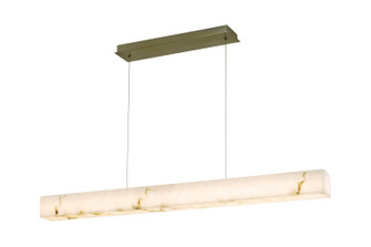 LumenAria LED Linear Pendant in Brushed Brass (102|FAL-8239-BRSS) LumenAria LED Linear Pendant in Brushed Brass (102|FAL-8239-BRSS)