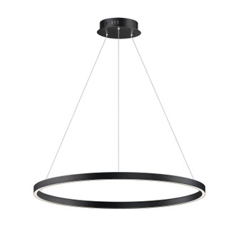 Groove 5CCT LED Pendant in Black (86|E52726-BK)