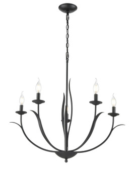 Charlize Five Light Chandelier in Matte Black (59|44105-MB)